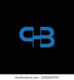PHB Letter Initial Logo Design Template Vector Illustration