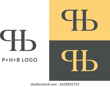 PHB Logo - Letter Logo - H Logo