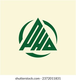 PHD and monogram logo design