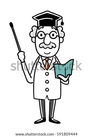 PhD : pointing stick and book
