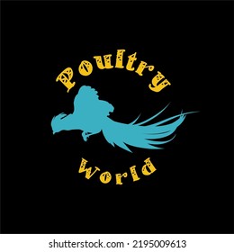 Pheasant Bird Emblem Logo Vector Design