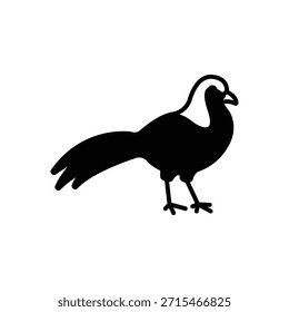 Faisão Jogo Bird Ícone de preenchimento: Vida selvagem e caça