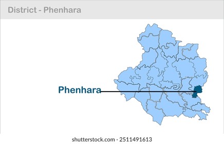 Mapa de Phenhara, distrito de Champaran oriental, estado de Bihar, República de la India, gobierno de Bihar, territorio indio, India oriental, política, aldea, turismo