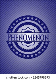 Phenomenon with denim texture