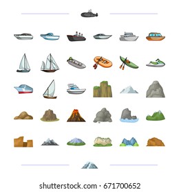 phenomenon, snow, icing and other web icon in cartoon style.t, tourism, volcano, natural, icons in set collection.
