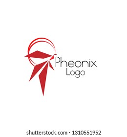 pheonix logo for company, organization or team with pheonix bird symbol for unlimited power