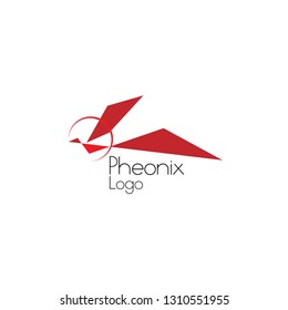 pheonix logo for company, organization or team with pheonix bird symbol for unlimited power