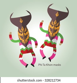 Phi TA khon Thai ghost