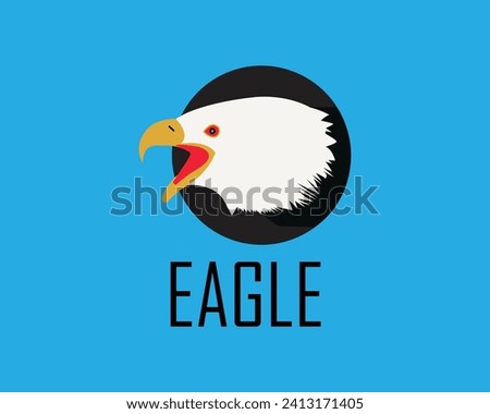 Philadelphia Eagles club logo printed on textile, product shot logo.