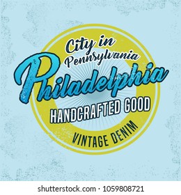 Philadelphia Tee Shirt Design / Vector Design Typography Design