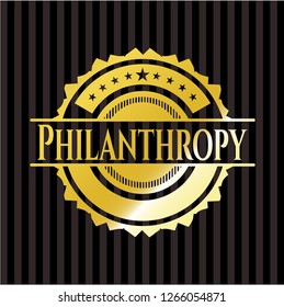 Philanthropy golden badge