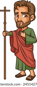 Philip the Apostle vector illustration