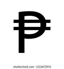   philippine currency icon. Pesos Sign  vector