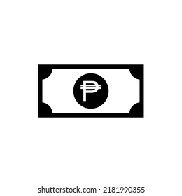 Philippine Currency Symbol, Philippine Peso Icon, PHP Sign. Vector Illustration