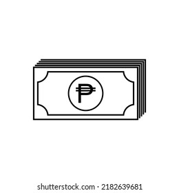Philippine Currency Symbol, Philippine Peso Icon, PHP Sign. Vector Illustration
