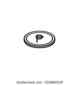 Philippine Currency Symbol, Philippine Peso Icon, PHP Sign. Vector Illustration