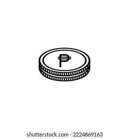 Philippine Currency Symbol, Philippine Peso Icon, PHP Sign. Vector Illustration