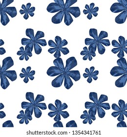 Philippine Flowers. Big Texture in Fresh Colors. Seamless Pattern with Indian Rainforest. Trendy Background for Tablecloth, Curtain, Shirt. Vector Seamless Pattern with Philippine Flowers