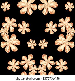 Philippine Flowers. Big Texture in Fresh Colors. Modern Background for Tablecloth, Fabric, Wallpaper. Seamless Pattern with Australian Jungle. Vector Seamless Pattern with Philippine Flowers