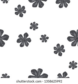 Philippine Flowers. Retro Background for Cloth, Curtain, Fabric. Seamless Pattern with Indonesian Rainforest. Big Texture in Fresh Colors. Vector Seamless Pattern with Philippine Flowers