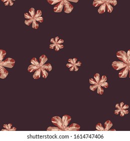 Philippine Flowers. Retro Background for Paper, Fabric, Cloth. Big Texture in Fresh Colors. Seamless Pattern with Indian Jungle. Vector Seamless Pattern with Philippine Flowers