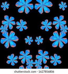 Philippine Flowers. Retro Background for Underwear, Wallpaper, Paper. Big Texture in Fresh Colors. Seamless Pattern with Indian Jungle. Vector Seamless Pattern with Philippine Flowers