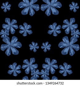 Philippine Flowers. Seamless Pattern with Brasilian Rainforest. Big Texture in Fresh Colors. Vintage Background for Wallpaper, Shirt, Paper. Vector Seamless Pattern with Philippine Flowers