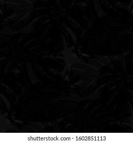 Philippine Flowers. Seamless Pattern with Bright Tropical Flowers and Leaves. Retro Seamless Texture for, Swimwear, Paper, Tablecloth. Vector Seamless Pattern with Philippine Flowers