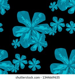 Philippine Flowers. Seamless Pattern with Indonesian Rainforest. Modern Background for Shirt, Underwear, Tablecloth. Big Texture in Fresh Colors. Vector Seamless Pattern with Philippine Flowers