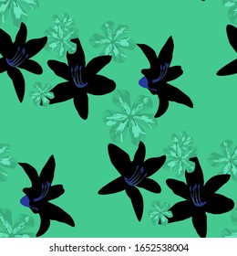 Philippine Flowers. Trendy Background for Shirt, Curtain, Dress. Big Texture in Fresh Colors. Seamless Pattern with Hawaiian Jungle. Vector Seamless Pattern with Philippine Flowers