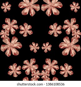 Philippine Flowers. Vintage Background for Curtain, Fabric, Shirt. Big Texture in Fresh Colors. Seamless Pattern with Hawaiian Jungle. Vector Seamless Pattern with Philippine Flowers