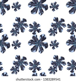 Philippine Flowers. Vintage Background for Fabric, Paper, Dress. Big Texture in Fresh Colors. Seamless Pattern with Brasilian Rainforest. Vector Seamless Pattern with Philippine Flowers