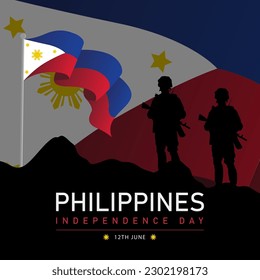 Philippine Independence Day, also known as Araw ng Kalayaan in the Filipino language, is celebrated every year on June 12th to commemorate the country's independence from Spain in 1898. svg