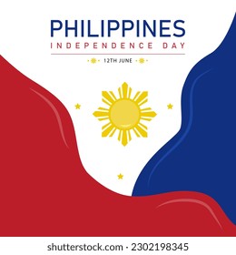 Philippine Independence Day, also known as Araw ng Kalayaan in the Filipino language, is celebrated every year on June 12th to commemorate the country's independence from Spain in 1898. svg