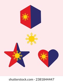 PHILIPPINE INDEPENDENCE DAY   VECTOR  IMAGE  .