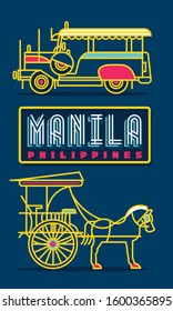 Philippine Manila Icon Jeepney Transportation