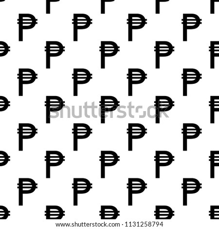 philippine peso icon in Pattern style