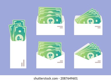 Philippine Peso Money in Envelope 