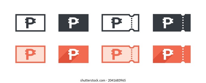 Philippine Peso Money Sign. Philippine Peso Coupon. Sign of Payment by the Philippine Peso. Vector illustration