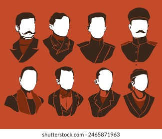 Philippine silhouette of hero head set vector	