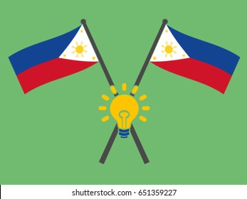 Philippines Emblem Bright Idea