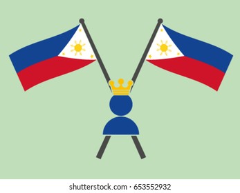 Philippines Emblem Kingdom King