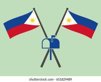 Philippines Emblem Mailbox
