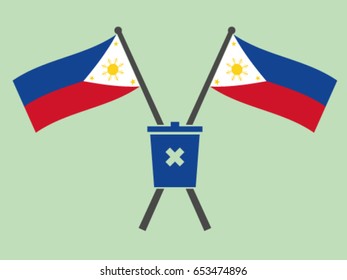 Philippines Emblem Trash