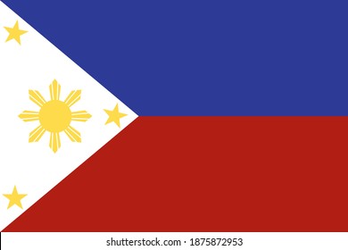 Philippines flag background. vector illustration