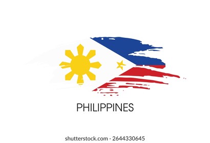 Filipinas bandera Anuncio fondo Ilustración vectorial diseño día de la independencia diseño de Anuncio 
