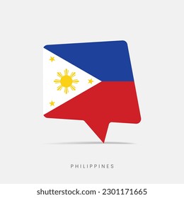 Philippines flag bubble chat icon