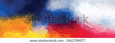 Philippines Flag color background backdrop brush stroke abstract effect template wall mural poster banner flyer invitations