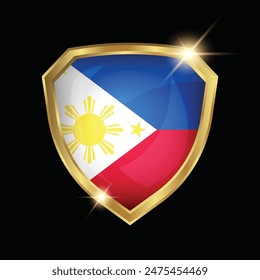 Logo de la bandera filipina Golden Shield