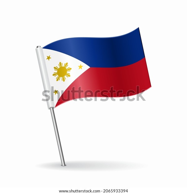 Philippines Flag Map Pointer Layout Vector Stock Vector (Royalty Free ...